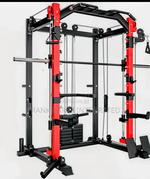 Heavy Duty Smith Machine With Barbell Compact