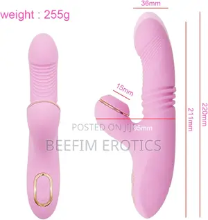 Sex Massager Vibrator Telescopic Sucking and Thrusting G Spot Vibrator