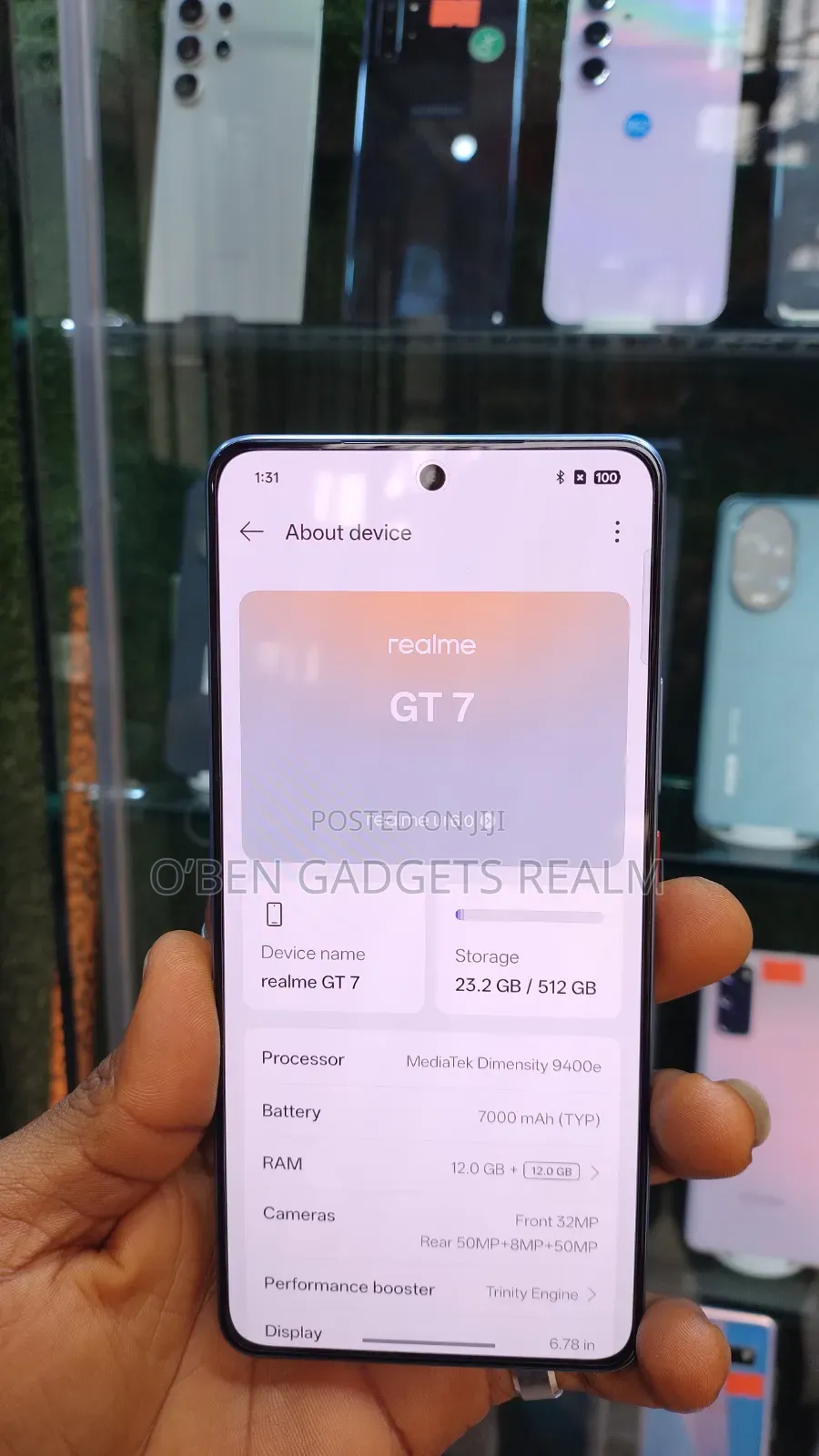 New Realme GT 7 512 GB