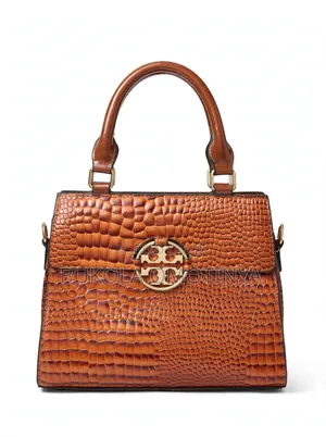 Brown Croc Office Satchel Bag - Classy Durable