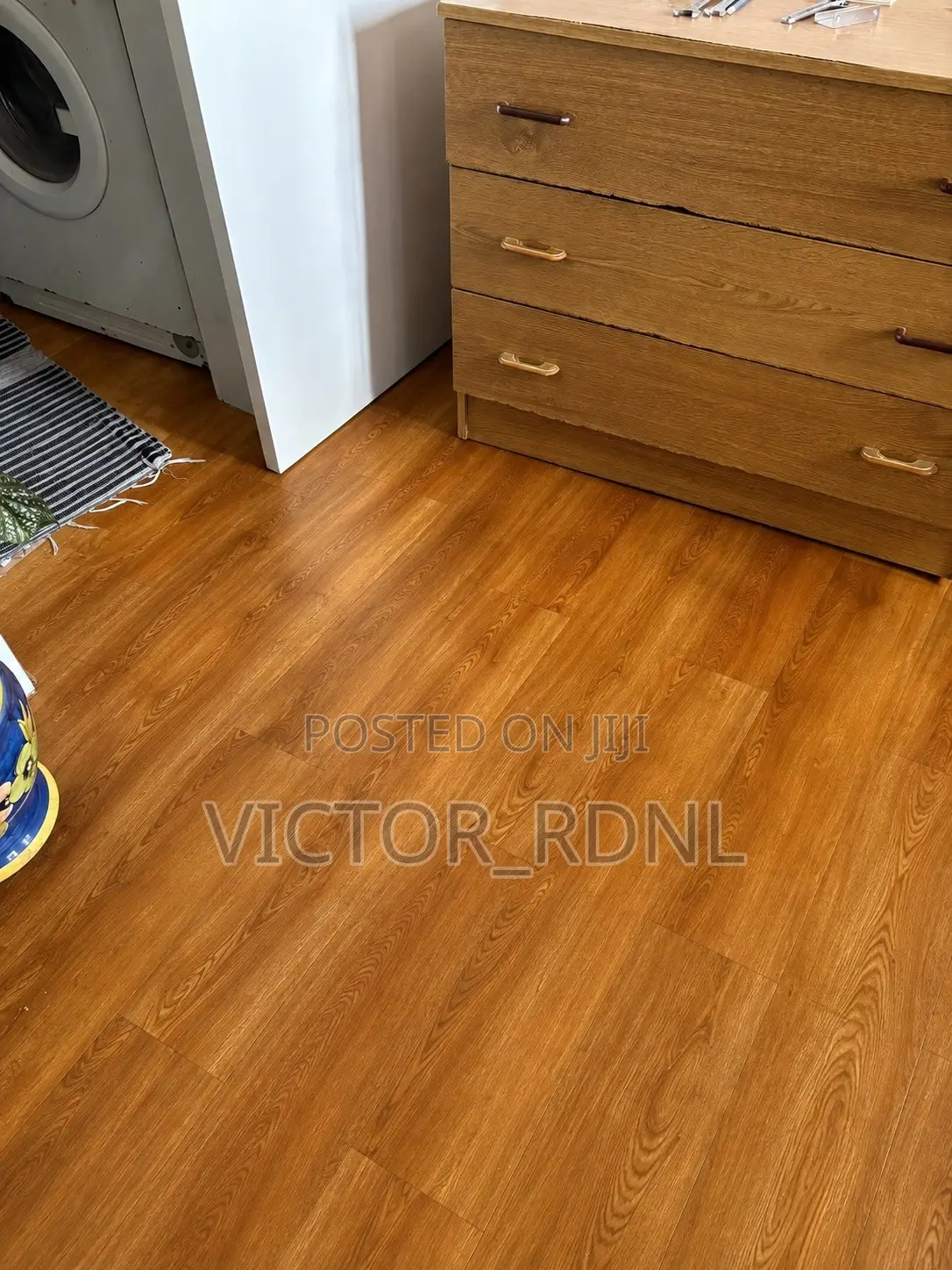 Brownish Vinyl Thick Carpet