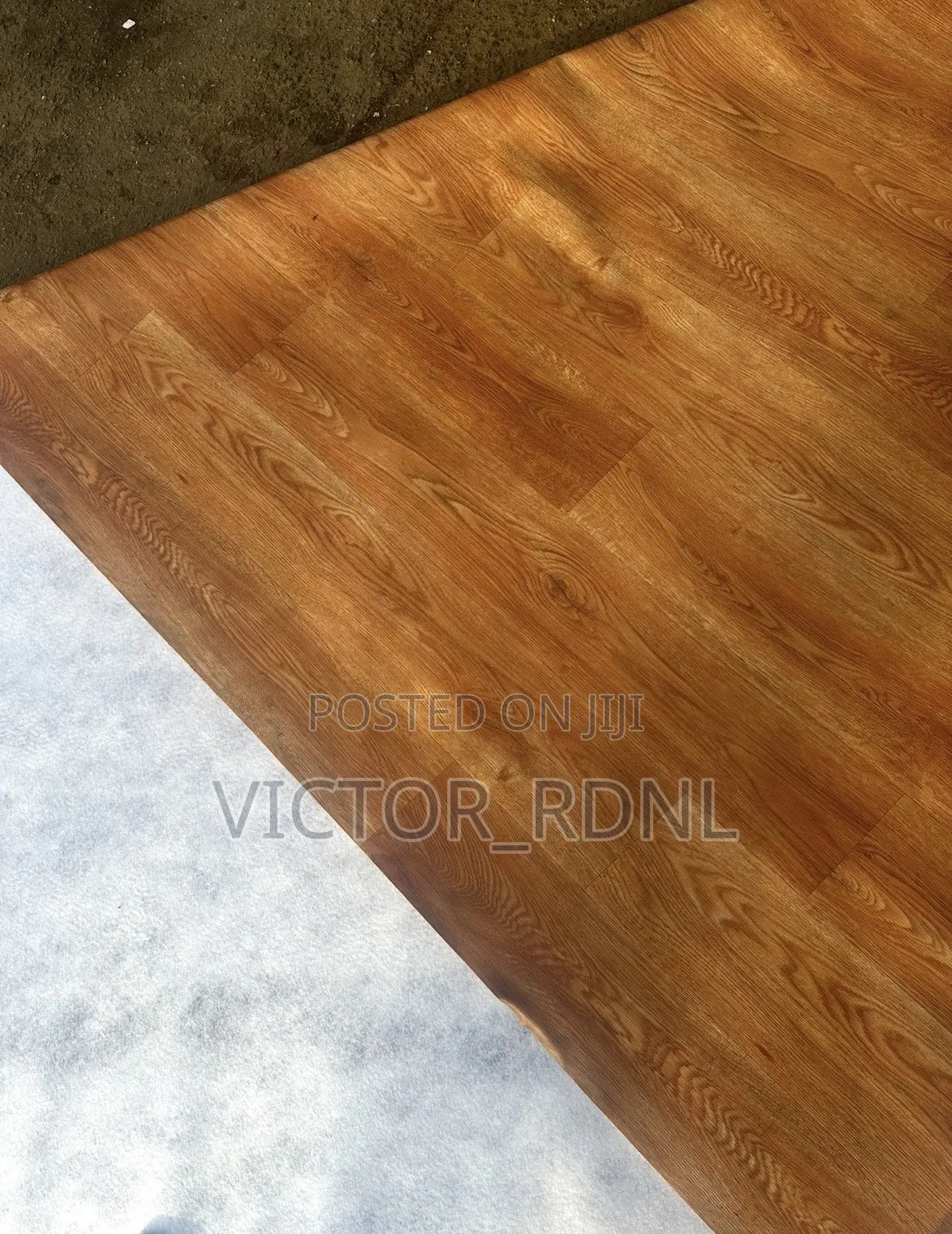 Brownish Vinyl Thick Carpet