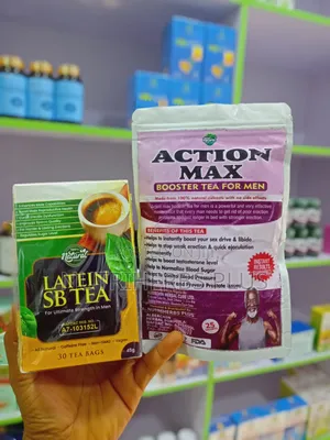 Latein Sb Tea Action Max Booster Tea for Men(help With Sexual Health