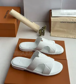 Luxury Louis Vuitton Men's Pam Slippers