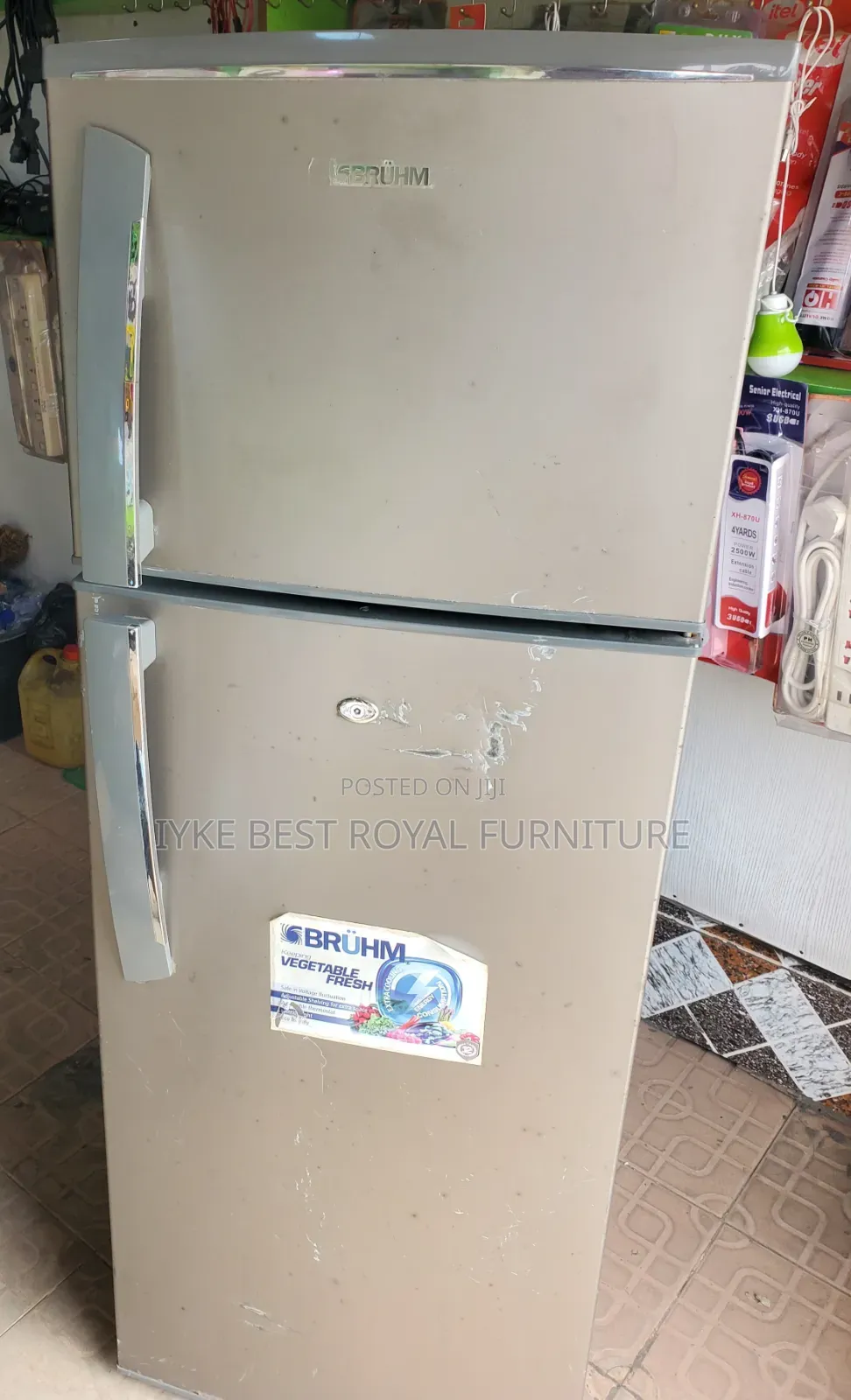 Brühm 225 L Refrigerator-Freezer