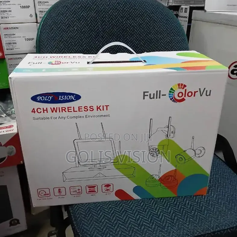 Polyvision 4CH Wireless Full-ColorVu Kit Box