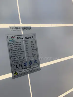 Fala Non Bifacial Solar Panel 550w