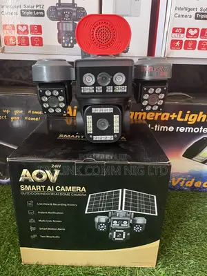 Triple Lens AI Solar 4g Camera With 2way Talk