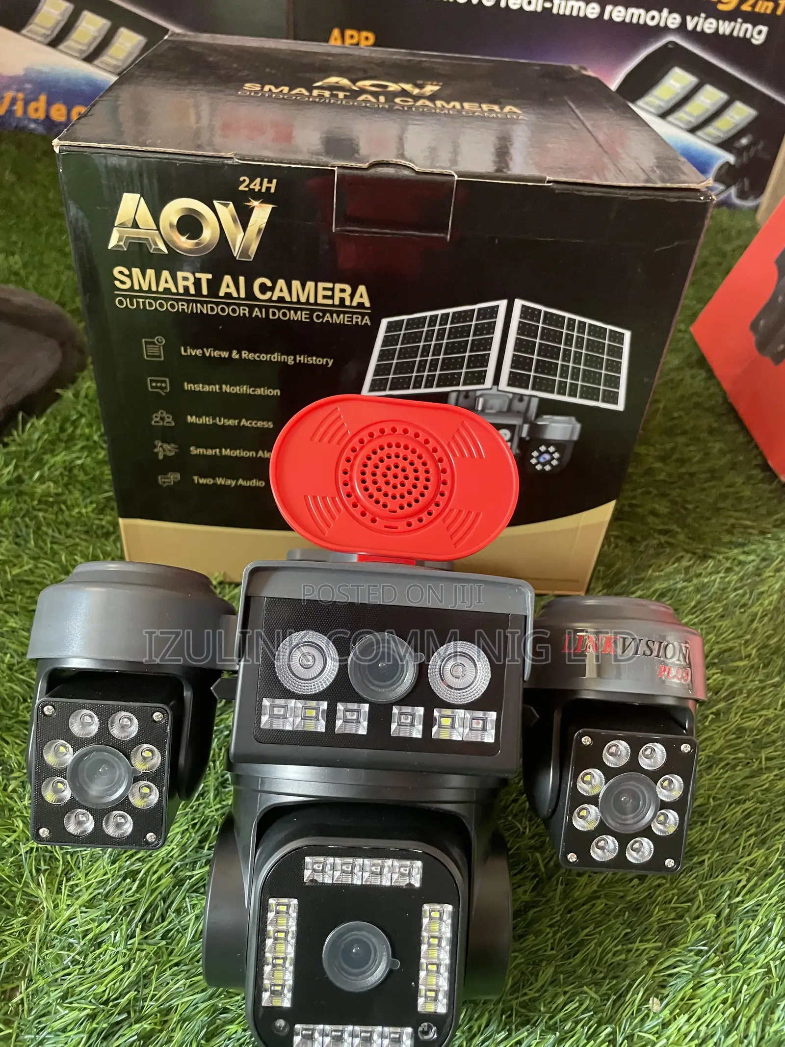 Triple Lens AI Solar 4g Camera With 2way Talk