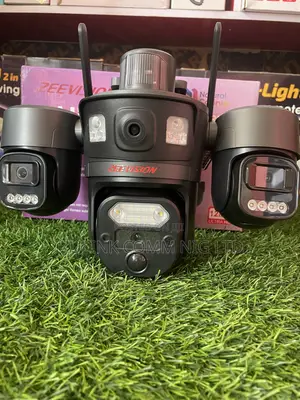UBox Triple Lens AOV With Solar 4g CCTV Camera With MTN SIM Card