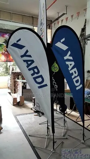 Teardrop Flag Banner Printing – Advertising Stand for Shops Events