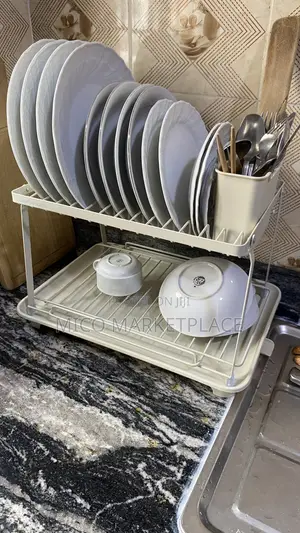 Oraimo RackDrain Foldable Two-Tier Dish Rack With Guided Drainage