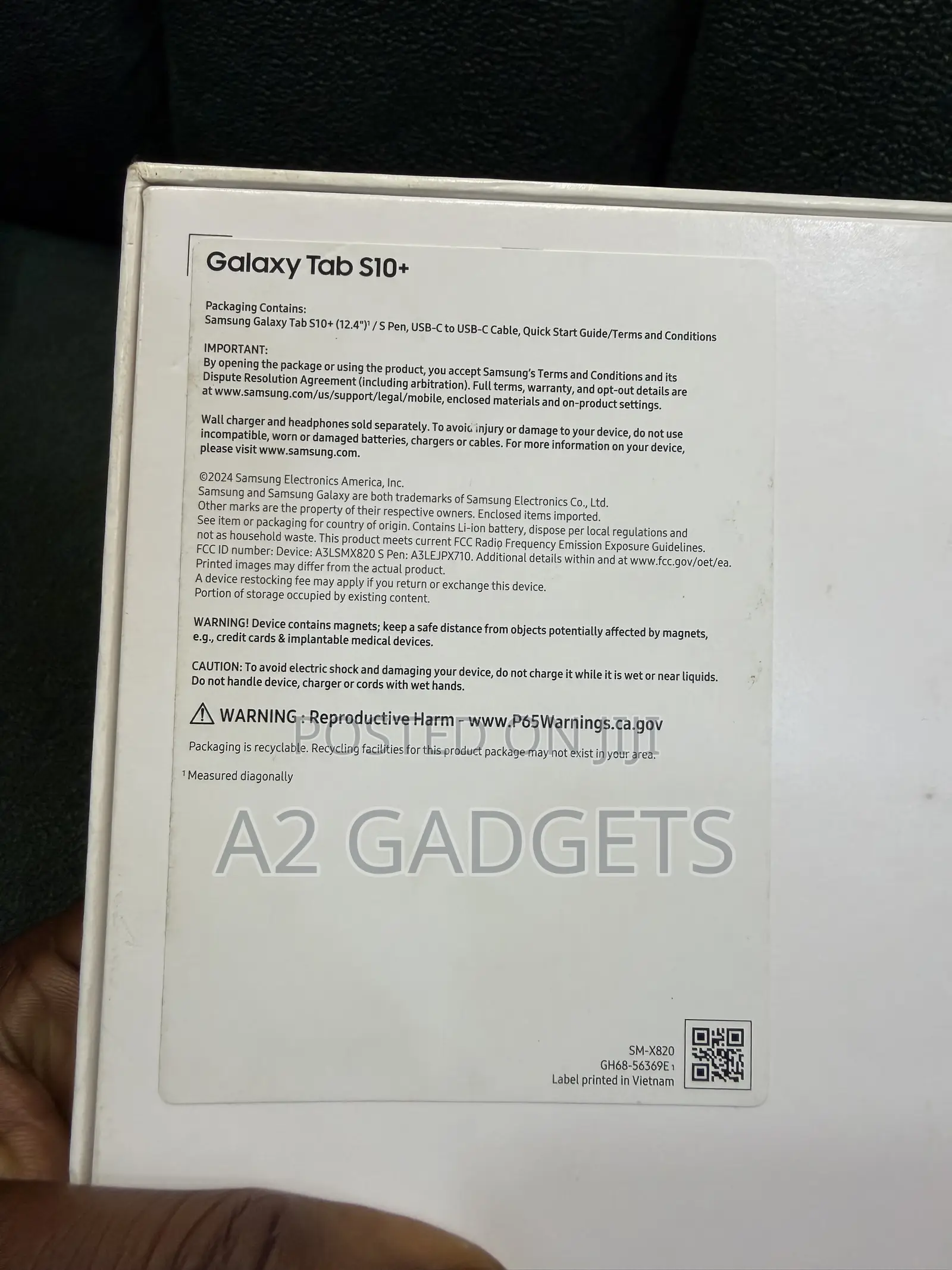 New Samsung Galaxy Tab S10+ 5G 256 GB Gray