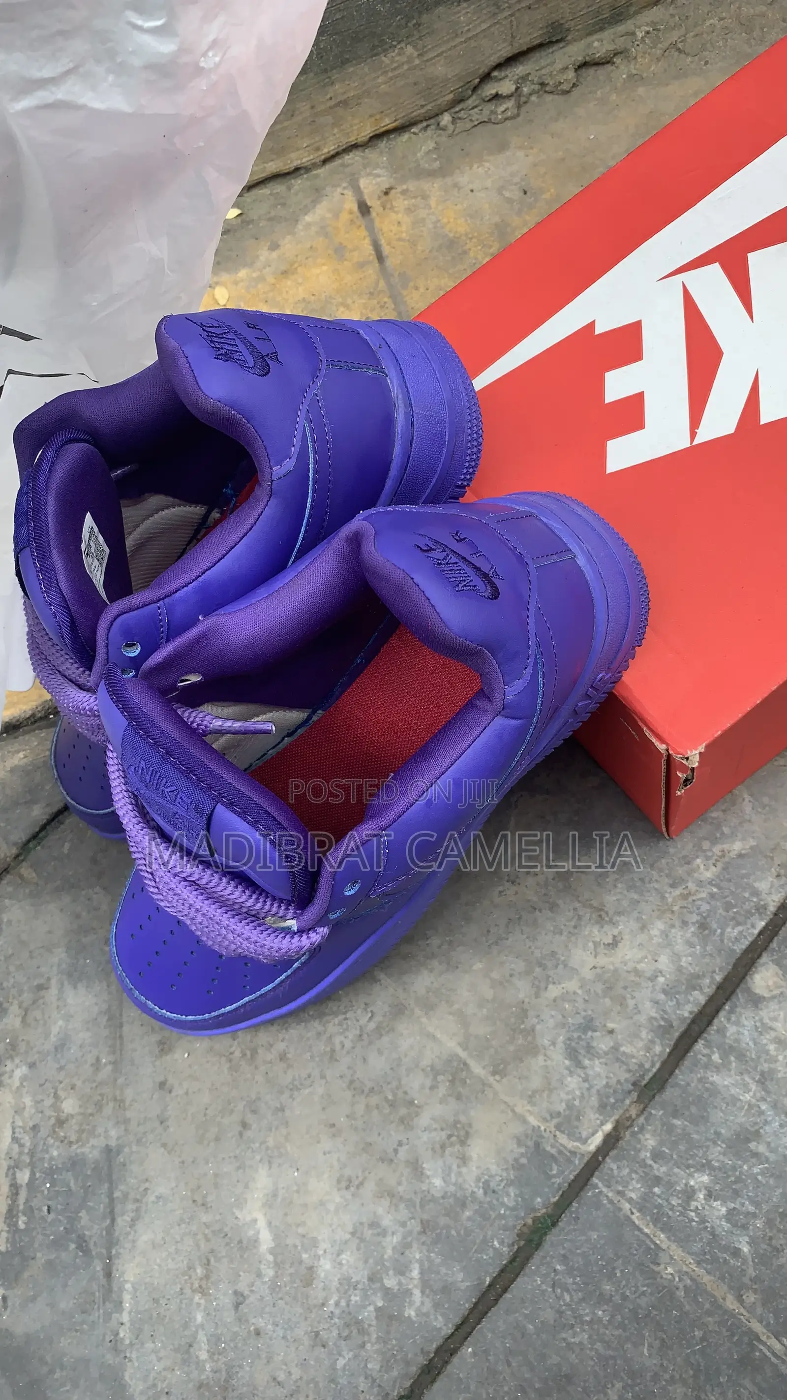 Purple Nike Air Force 1 Sneakers