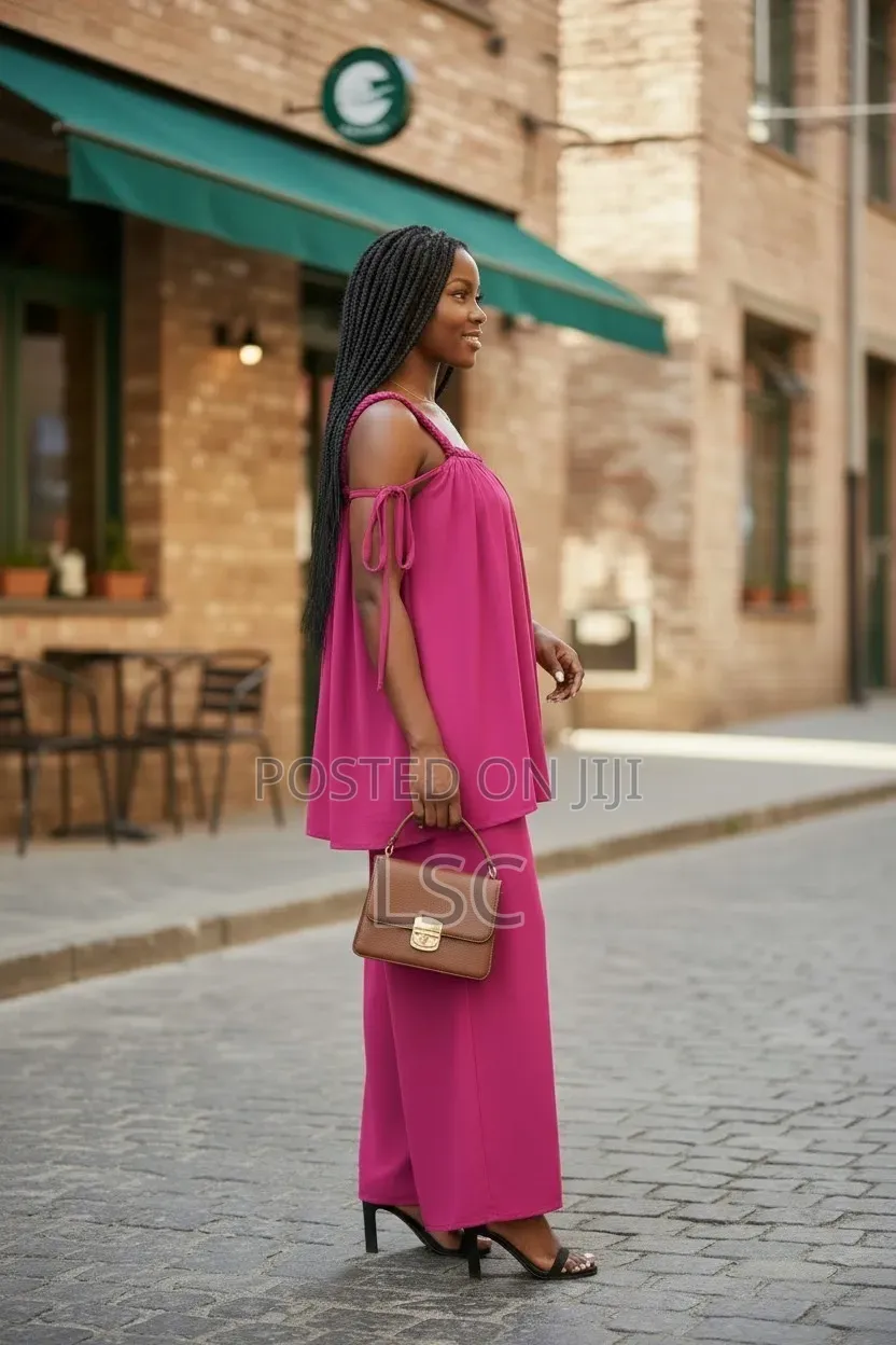 Braided Top and Pants Set