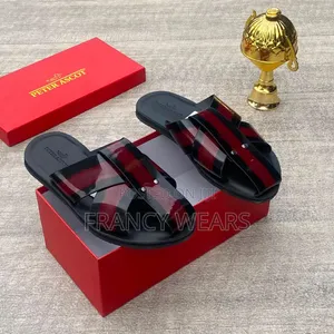 Italian Leather Mens Slippers