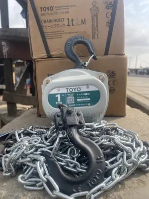 1 Ton TOYO Chain Block – Heavy-Duty Manual Lifting Hoist
