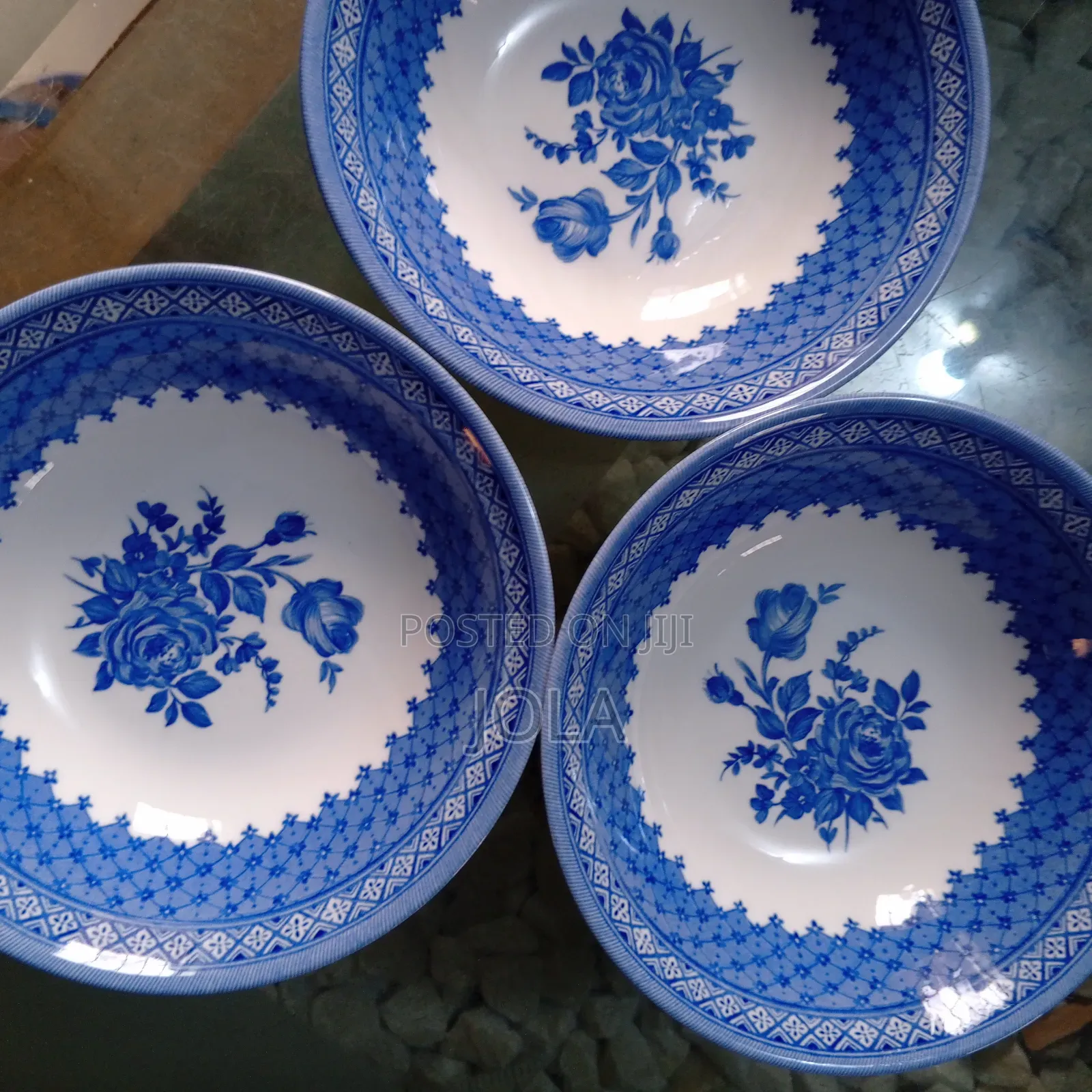 Durable Floral Set Plates