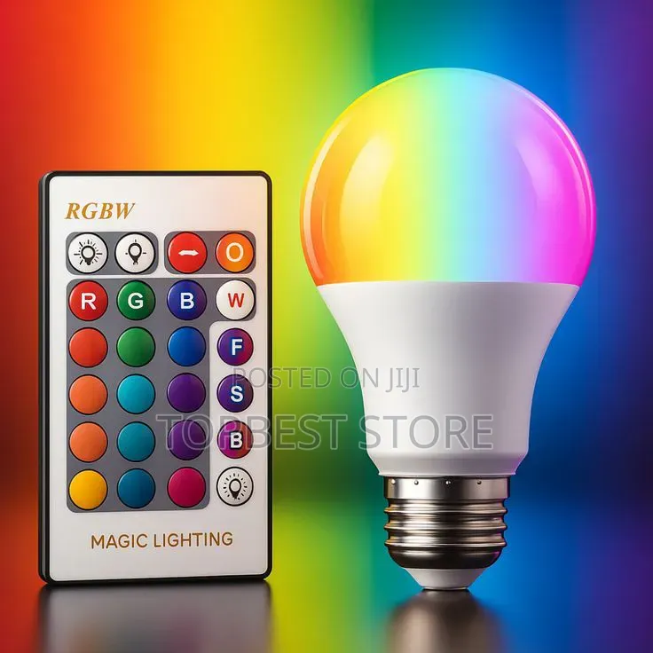 Multiple Color Led Bulb With Remote Control