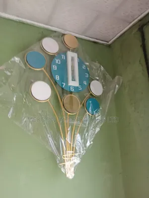 Flowered Wall Clock
