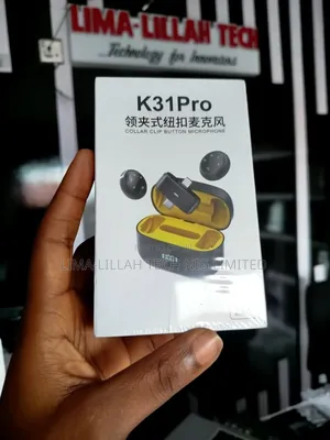 K31PRO Collar Clip Button Microphone