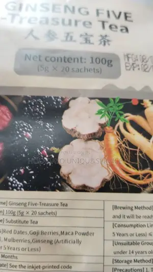 Ginseng Five Tresure Tea (5g* 20 Sachets)