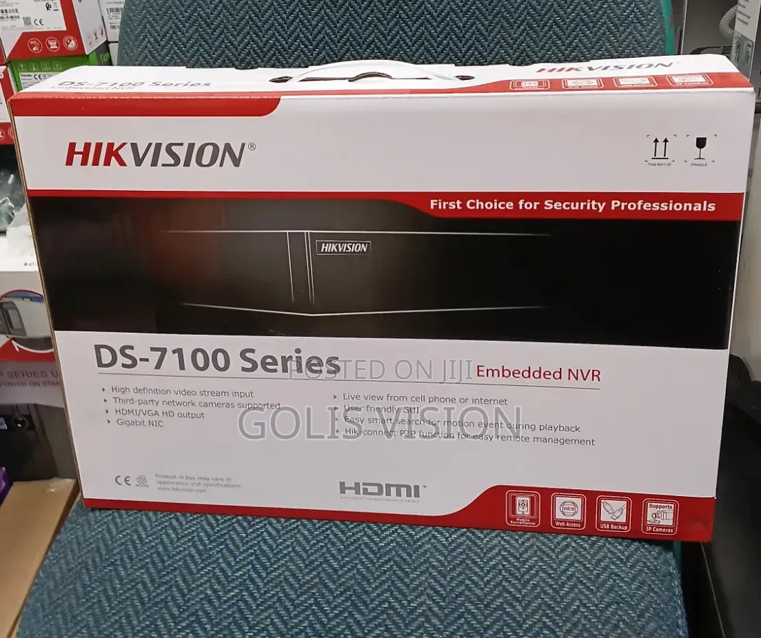 Hikvision DS-7100 Series 8CH Poe Network Video Recorder (NVR)