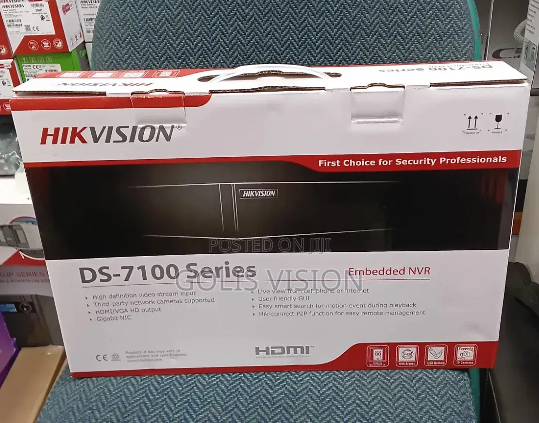 Hikvision DS-7100 Series 8CH Poe Network Video Recorder (NVR)
