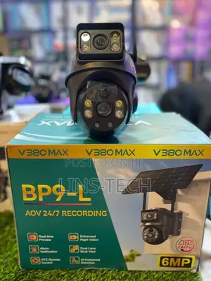 4G V380 Solar Dual Lens PTZ Camera