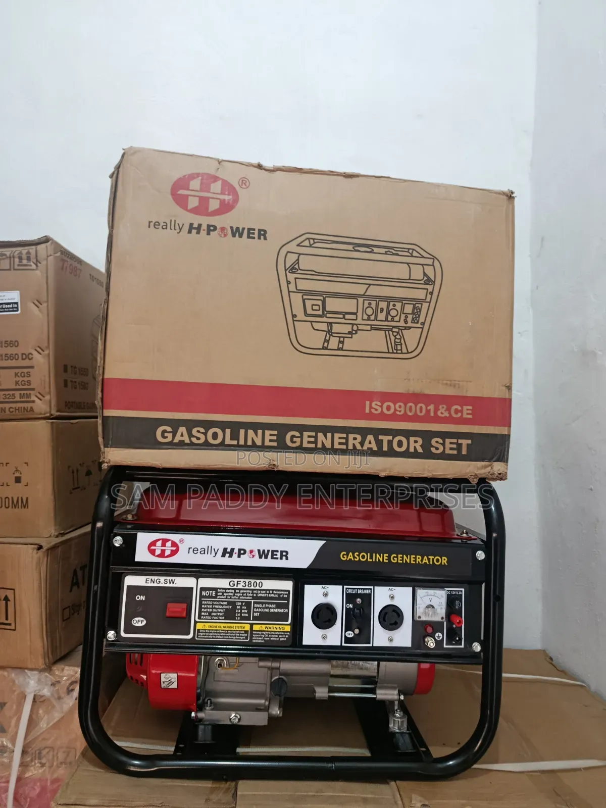 HP Gasoline Low Consumption Generator 2.8kva