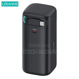 Usams 18000mah Pd45w Dual Output Fast Charging Power Bank, Lightning