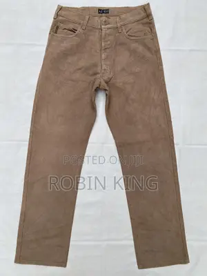 Giorgio Armani Vintage Brown Cotton Velvet Jeans W30 L44