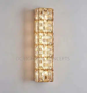 Nordic Luxury Crystal Led Wall Light for Living Room and Bedroom.