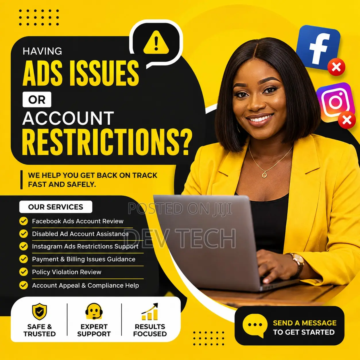 Facebook Ads Account Restriction Support