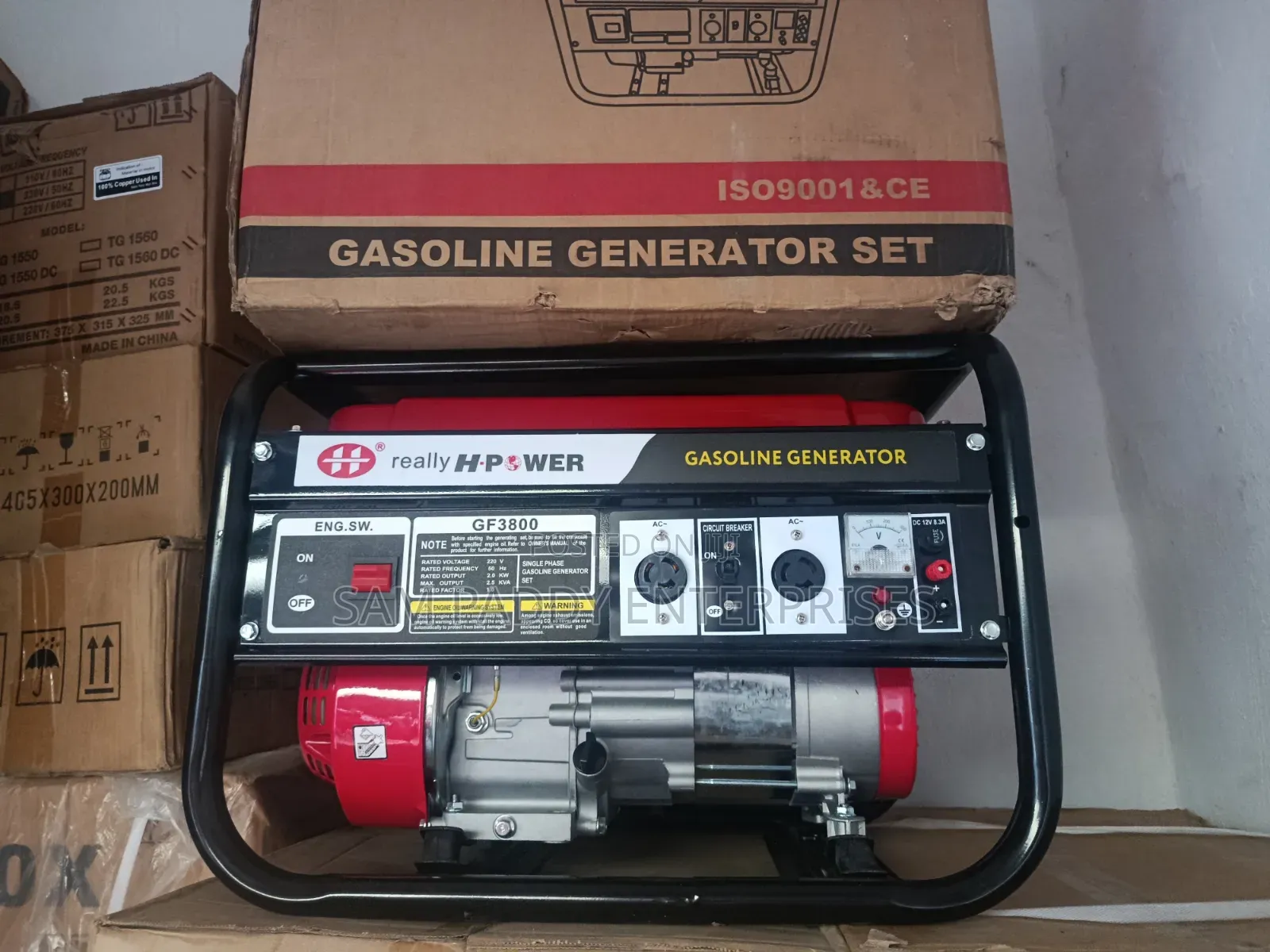 HP Gasoline Low Consumption Generator 2.8kva