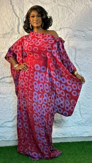 Adire Crepe Bubu Gown