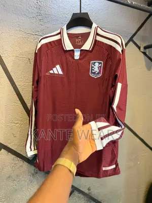 Aston Villa 2026/27 Latest Home Jersey - Long Sleeve Player Version