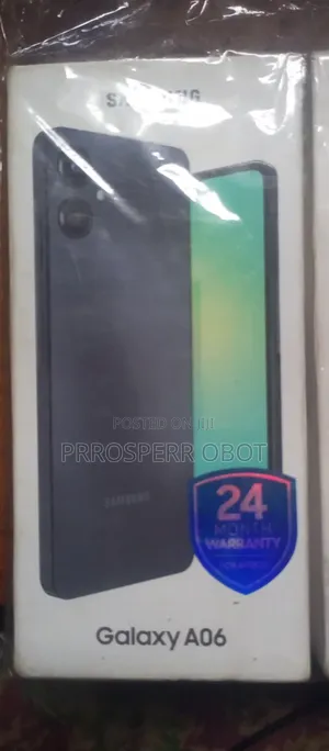 New Samsung Galaxy A06 64 GB Black