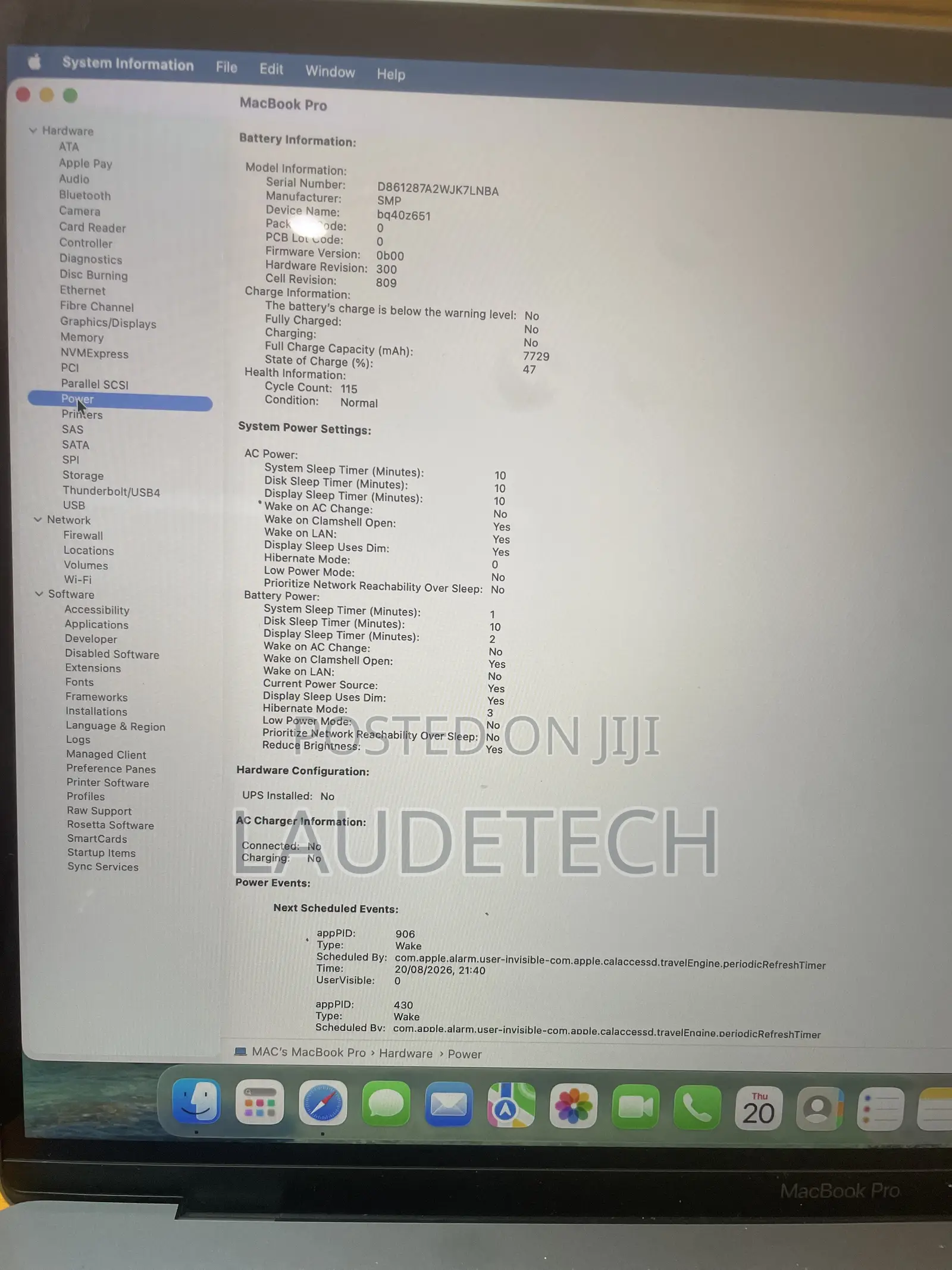 Laptop Apple MacBook Pro 2019 64GB Intel Core i9 SSD 1T
