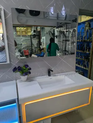 Modern LED Bathroom Vanity With Mirror