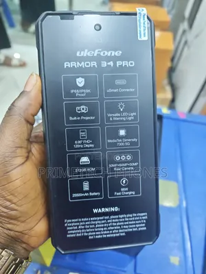 New Ulefone Armor 34 Pro+ 5G 512 GB Black