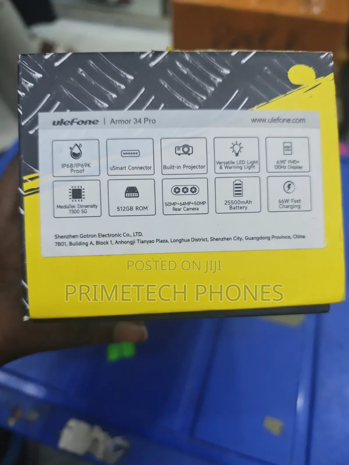 New Ulefone Armor 34 Pro+ 5G 512 GB Black