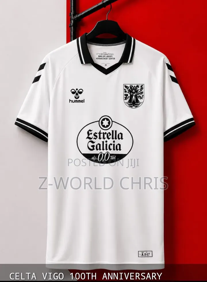 Original Quality Celta Vigo 100th Anniversary White Jersey