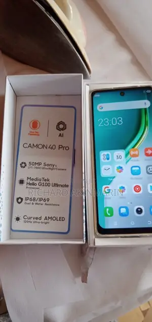 New Tecno Camon 40 Pro 5G 256 GB Bronze