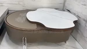 Modern Irregular Coffee Table With Storage Space