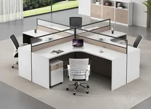 4 Seater Office Cubicle