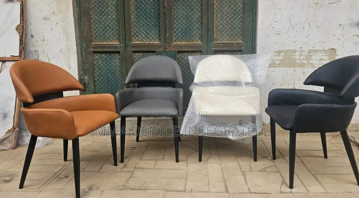 Modern Upholstered Dining Accent Chair With Armrests