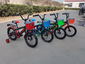 20-Inch Kids Bicycle With Basket Training Wheels
