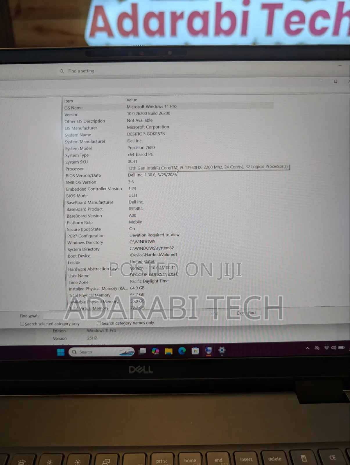 Laptop Dell Precision 7680 64GB Intel Core i9 SSD 1T