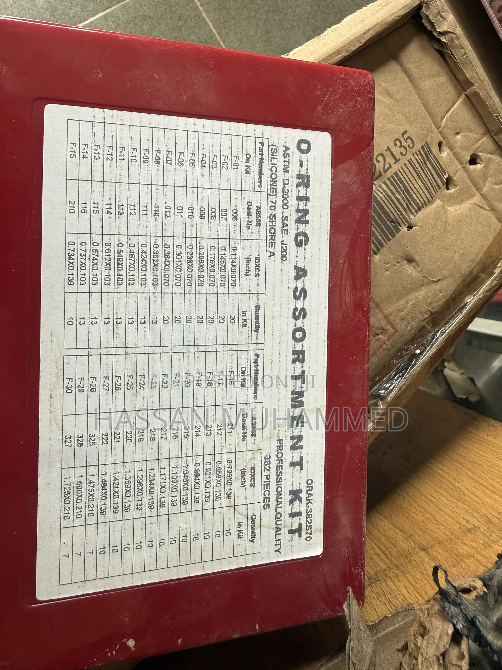 O Ring Assortment Kit